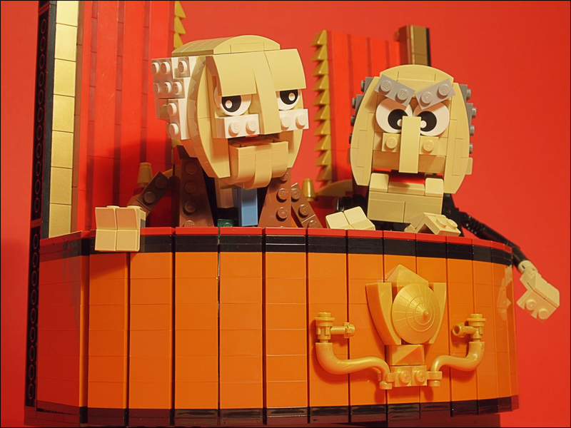 Illustration for article titled Lego Statler and Waldorf will heckle all other builds